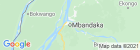 Mbandaka map